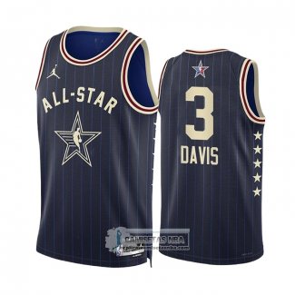 Camiseta All Star 2024 Los Angeles Lakers Anthony Davis NO 3 Azul