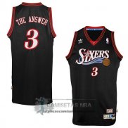 Camiseta Apodo 76ers The Answer Negro