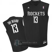 Camiseta Apodo Rockets The Beard Negro