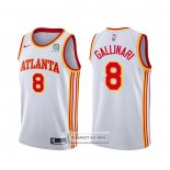 Camiseta Atlanta Hawks Danilo Gallinari Association 2020-21 Blanco