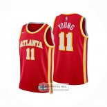 Camiseta Atlanta Hawks Trae Young NO 11 Icon 2025-26 Rojo