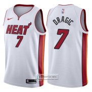 Camiseta Autentico Heat Dragic 2017-18 Blanco