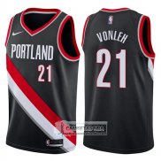 Camiseta Blazers Noah Vonleh Swingman Icon 2017-18 Negro