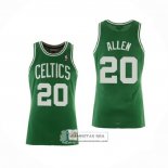 Camiseta Boston Celtics Ray Allen NO 20 Mitchell & Ness 1996-97 Verde