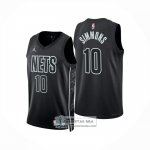 Camiseta Brooklyn Nets Ben Simmons NO 10 Statement 2024-25 Negro