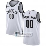 Camiseta Brooklyn Nets Personalizada 2017-18 Blanco
