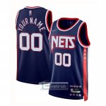 Camiseta Brooklyn Nets Personalizada Ciudad 2021-22 Azul