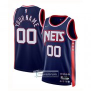 Camiseta Brooklyn Nets Personalizada Ciudad 2021-22 Azul