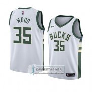 Camiseta Bucks Christian Wood Association 2018 Blanco