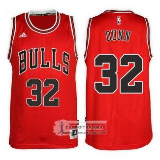 Camiseta Bulls Kris Dunn Road 2017-18 Rojo