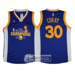Camiseta Campeon Final Warriors Curry 2017 Azul