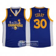 Camiseta Campeon Final Warriors Curry 2017 Azul