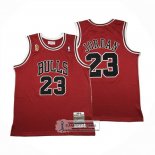 Camiseta Chicago Bulls Michael Jordan NO 23 Autentico 1995-96 Rojo