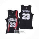 Camiseta Chicago Bulls Michael Jordan NO 23 Fashion Royalty Negro