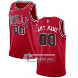 Camiseta Chicago Bulls Personalizada 2017-18 Rojo