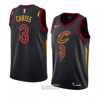 Camiseta Cleveland Cavaliers Marquese Chriss Statement 2018 Negr