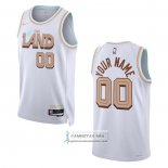 Camiseta Cleveland Cavaliers Personalizada Ciudad 2022-23 Blanco