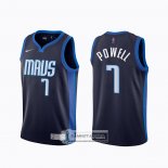 Camiseta Dallas Mavericks Dwight Powell Earned 2020-21 Azul