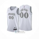 Camiseta Dallas Mavericks Personalizada Ciudad 2024-25 Blanco