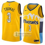 Camiseta Denver Nuggets Isaiah Thomas Statement 2018 Amarillo