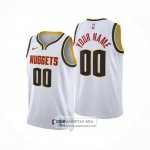 Camiseta Denver Nuggets Personalizada Association 2024-25 Blanco