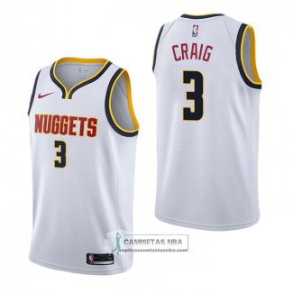 Camiseta Denver Nuggets Torrey Craig Association Blanco