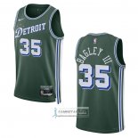 Camiseta Detroit Pistons Marvin Bagley III NO 35 Ciudad 2022-23 Verde