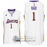 Camiseta Dia del Padre Lakers Dad Blanco