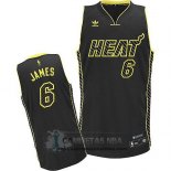 Camiseta Electricidad Moda Heats James Negro