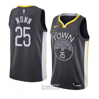 Camiseta Golden State Warriors Kendrick Nunn Statement 2018 Negr