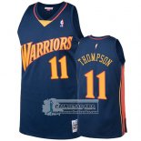 Camiseta Golden State Warriors Klay Thompson 2009-10 Hardwood Classics Azul