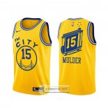 Camiseta Golden State Warriors Mychal Mulder Classic Amarillo