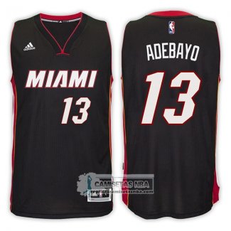 Camiseta Heat Bam Adebayo Road 2017-18 Negro