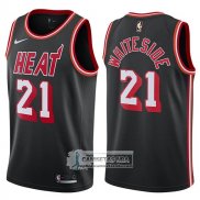 Camiseta Heat Hassan 2017-18 Blancoside Classic 2017-18 Negro