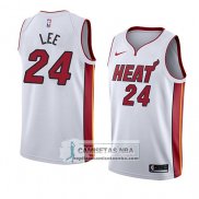 Camiseta Heat Marcus Lee Association 2018 Blanco