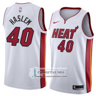 Camiseta Heat Udonis Haslem Association 2018 Blanco