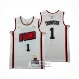 Camiseta Houston Rockets Amen Thompson NO 1 Ciudad 2024-25 Blanco
