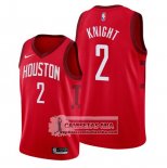 Camiseta Houston Rockets Brandon Knight Earned Rojo