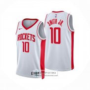 Camiseta Houston Rockets Jabari Smith Jr NO 10 Association 2024-25 Blanco