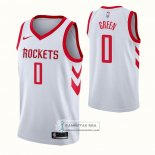 Camiseta Houston Rockets Jalen Green NO 0 Association Blanco