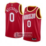 Camiseta Houston Rockets Russell Westbrook Hardwood Classics 2019-20 Rojo