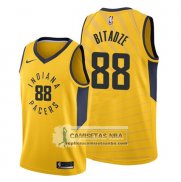 Camiseta Indiana Pacers Goga Bitadze Statement Oro