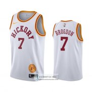 Camiseta Indiana Pacers Malcolm Brogdon Hardwood Classics Blanco