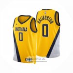 Camiseta Indiana Pacers Tyrese Haliburton NO 0 Statement 2024-25 Amarillo