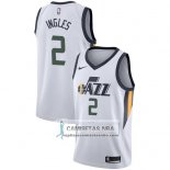 Camiseta Jazz Joe Ingles Association 2017-18 Blanco