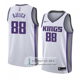 Camiseta Kings Nemanja Bjelica Association 2018 Blanco