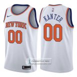 Camiseta Knicks Enes Kanter Association 2017-18 Blanco