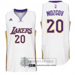 Camiseta Lakers Mozgov Blanco