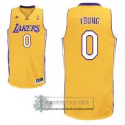 Camiseta Lakers Young Amarillo