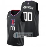 Camiseta Los Angeles Clippers Personalizad Statement 2019 Negroa